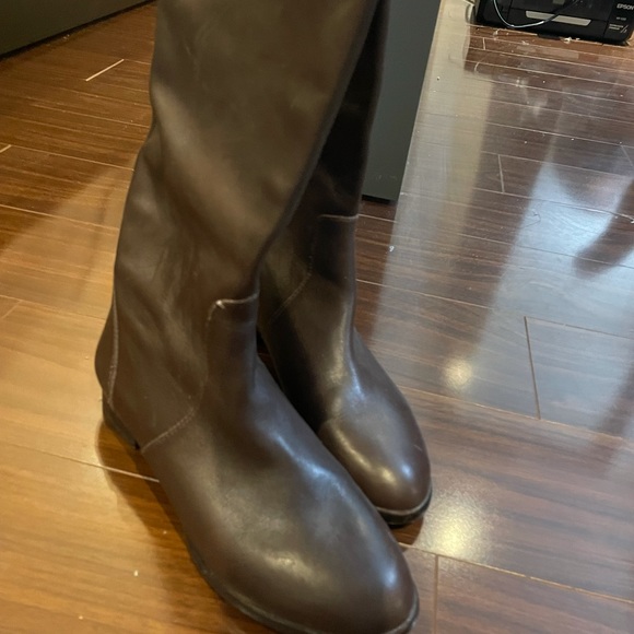 JCrew brown knee high boots size 6 - Picture 1 of 3